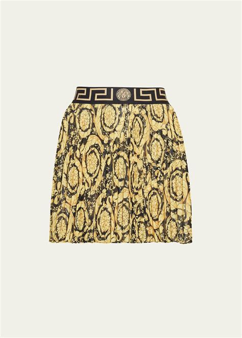 versace pleated skirt